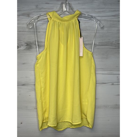 Tamara H Blouse Womens Small Sleeveless Halter Bow Back Chic Polyester Top - Picture 1 of 9